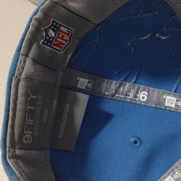 Detroit Lions New Era 9 Fifty Snapback OSFA Hawaii Blue - Picture 7 of 8